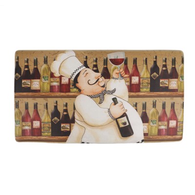 Customized waterproof PVC Material printing anti-slip foam kitchen floor mats