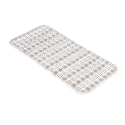 High quality large waterproof PVC foot massage with pumice stone plastic non-slip microfiber bathroom shower mat