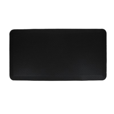 factory wholesale home use black thin soft anti-slip PU foam kitchen floor draw protection mats