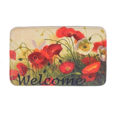 factory wholesale home use Comfortable anti-slip printing memory foam kitchen floor mats